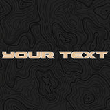 Soft Colors Hood Lettering | Set of 2