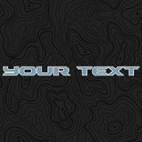 Soft Colors Hood Lettering | Set of 2