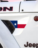 Fender Vent Decal Set | State Flag - fits Wrangler JL & Gladiator JT