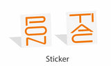 Rear Lettering Inlay Decal - 93-02 Firebird