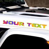 Tie Dye Hood Lettering | Set of 2