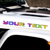 Tie Dye Hood Lettering | Set of 2