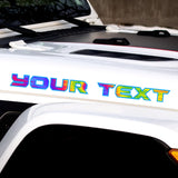 Tie Dye Hood Lettering | Set of 2