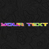 Tie Dye Hood Lettering | Set of 2