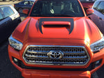 Toyota Tacoma 2016 Hood Scoop Stripe Graphic Decal