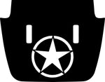 Military Star Hood Decal Cover for 2018-2021 Jeep Gladiator