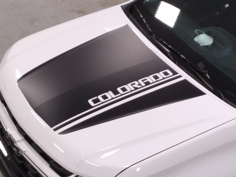 Hood Colorado Stripe Decal Cover for 2015-2021 Chevrolet Colorado