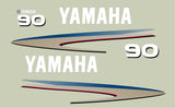 Replacement Decal Kit for Yamaha Outboard Motor (40-90HP)