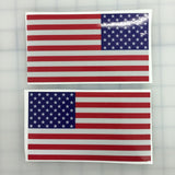 5" American Flag 3M REFLECTIVE Decal set