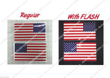 5" American Flag 3M REFLECTIVE Decal set