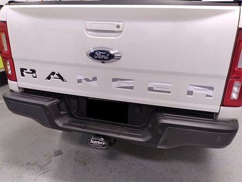 American Flag (Black/White) Tailgate Word Insert Decals for 2019-2024 Ford Ranger