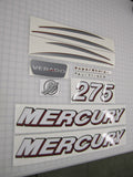 Mercury Verado 275HP Decal Kit