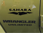 Sahara Decal for Jeep Wrangler (x2)