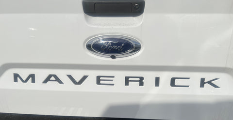 Tailgate "Maverick" Decal Inserts for 2022 Ford Maverick