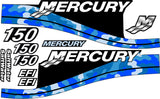 CAMOUFLAGE Replacement Decal Kit For Mercury "150HP" Outboard Motor