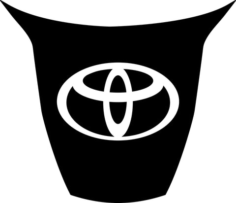 Toyota Logo Hood Decal Cover for 2021 Toyota Corolla