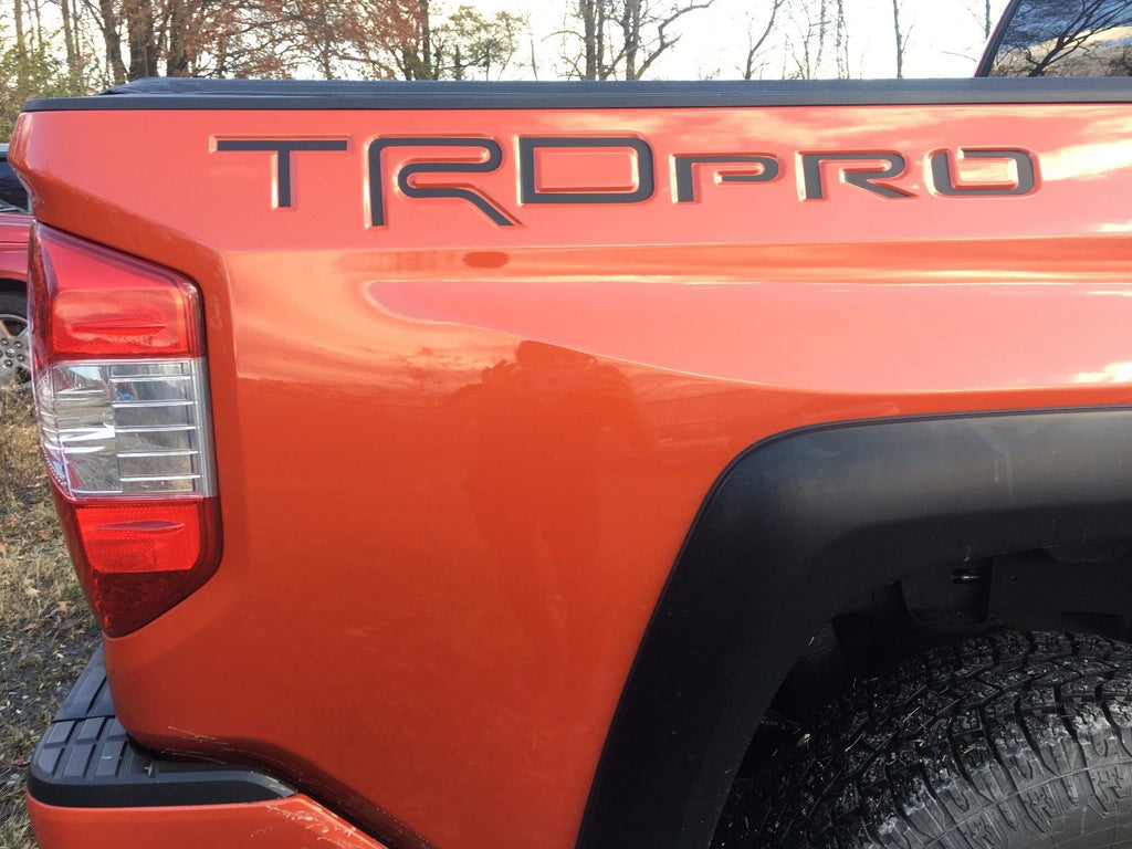 thumbnail image 2 of TRD 4x4 Sport Decal Set For Toyota Tacoma & Tundra – Silver Gray Vinyl Sticker (3" X 22") 2 of 5